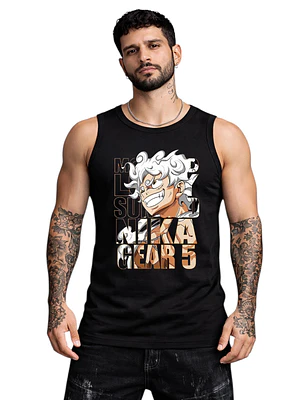 Polera Sin Mangas Luffy Nika Gear 5 Anime Dtf Grafimax