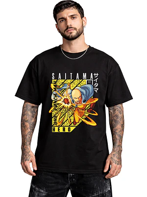 Polera One Punch Man Saitama Hero Anime Dtf Grafimax