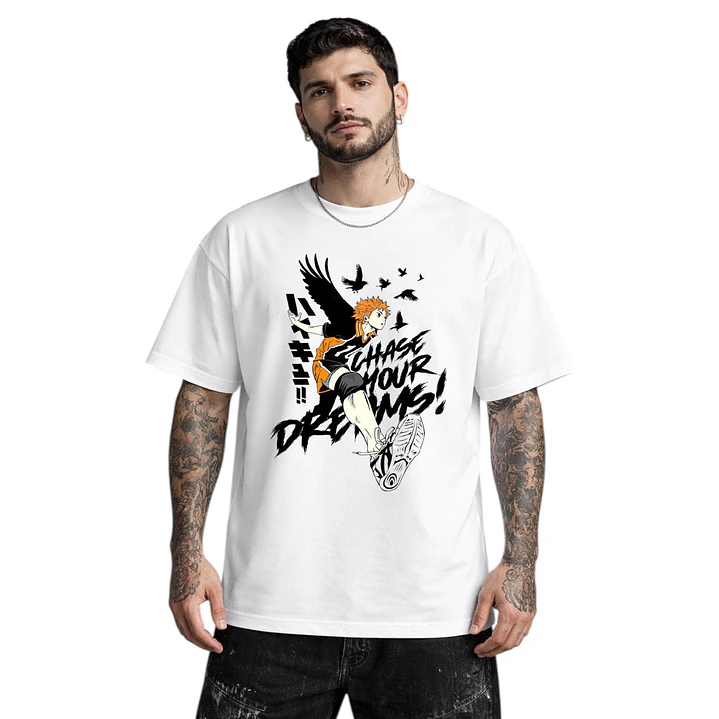 Polera Haikyuu Chase Your Dreams Anime Dtf Grafimax 1