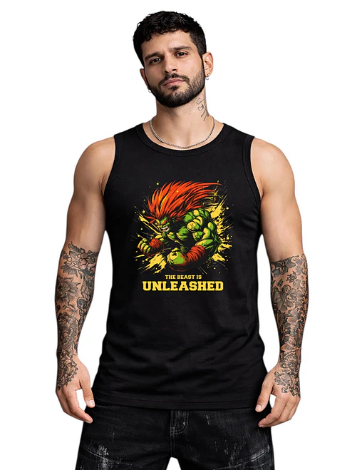 Polera Sin Mangas The Beast Is Unleashed Dtf Grafimax 2