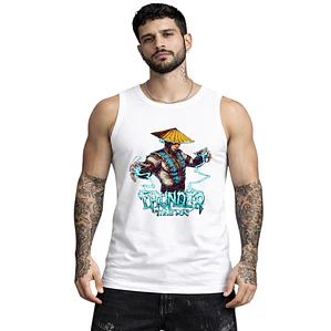 Polera Sin Mangas Raiden Thunder Mortal Kombat Dtf Grafimax