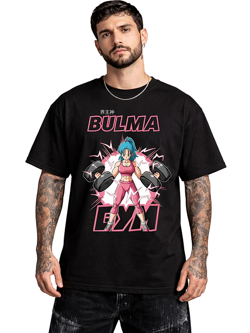 Polera Bulma Gym Dragon Ball Anime Dtf Grafimax 3