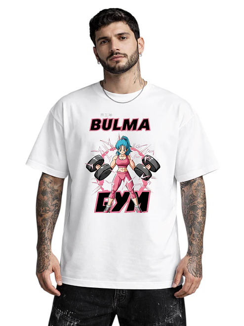 Polera Bulma Gym Dragon Ball Anime Dtf Grafimax 1
