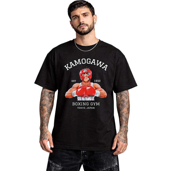 Polera Kamogawa Boxeo Gym Hajime No Ippo Anime Dtf Grafimax 1