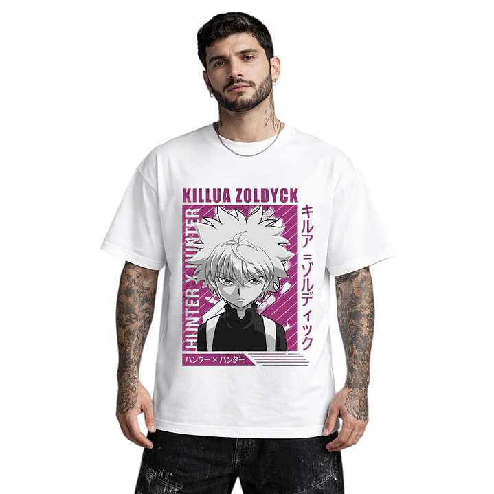 Polera Killua Zoldyc Hunter X Hunter Anime Dtf Grafimax 1