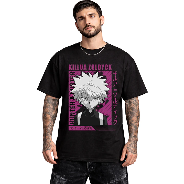 Polera Killua Zoldyc Hunter X Hunter Anime Dtf Grafimax 3