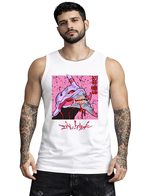Polera Sin Mangas Eva 01 Anime Evangelion Dtf Grafimax 1