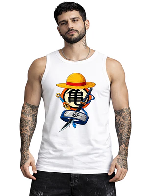 Polera Sin Mangas Animes Favoritos Logos Dtf Grafimax