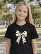 Polera Niña Lazo Coquette Cute Niñas Algodón Grafimax - Miniatura 1