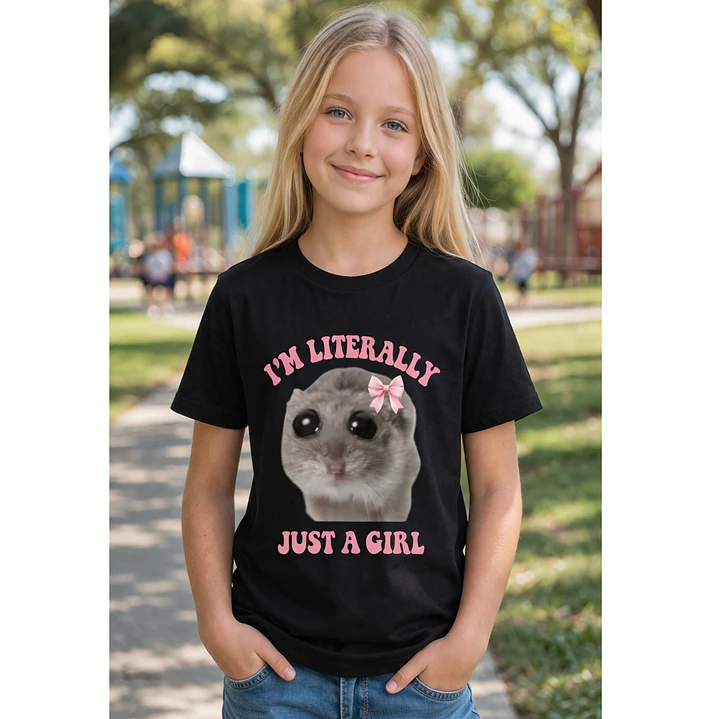 Polera Niña Literally Just A Girl Niñas Algodón Grafimax 1