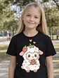 Polera Niña Ovejita Kawaii Fresa Niñas Algodón Grafimax - Miniatura 1