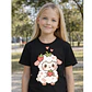 Polera Niña Ovejita Kawaii Fresa Niñas Algodón Grafimax - Miniatura 1