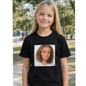 Polera Niña Meme Muñeca Cara De Asco Niñas Algodón Grafimax