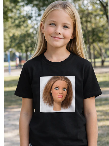 Polera Niña Meme Muñeca Cara De Asco Niñas Algodón Grafimax 1