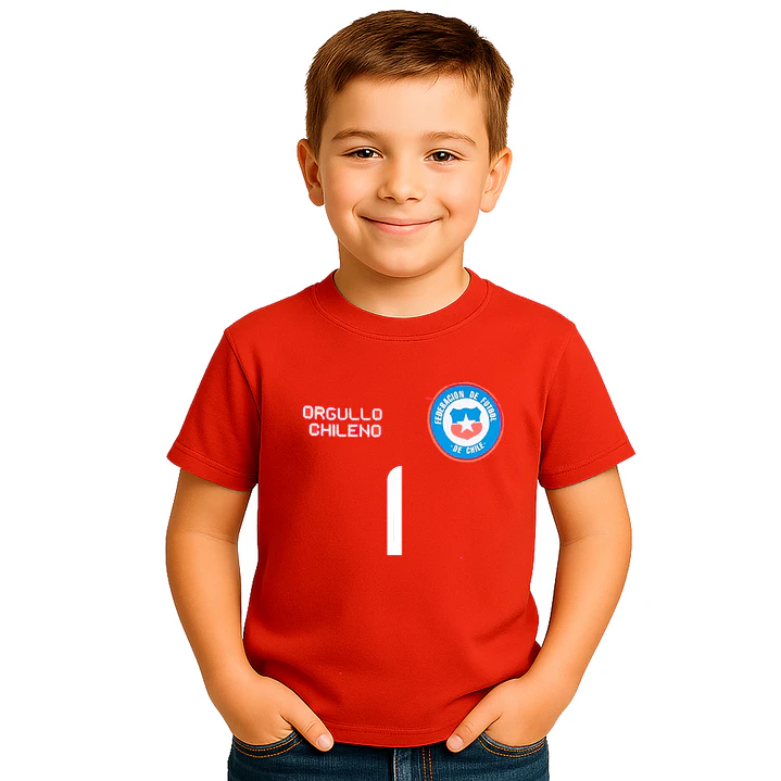 Polera Selección Chile 2016 Futbol Personalizada Grafimax- 2