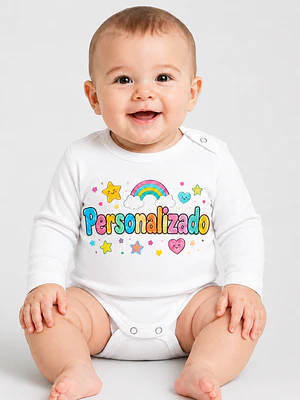 Body Bebé Pilucho Personalizado 100% Algodón - Grafimax
