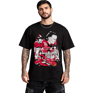 Polera Akira Anime Películas Cyberpunk Dtf Grafimax