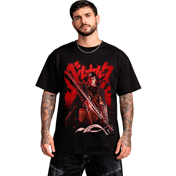 Polera Berserk Anime Manga Espada Dtf Grafimax 1