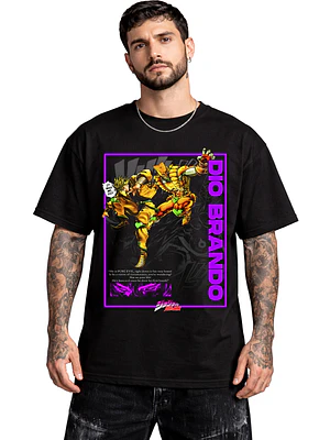 Polera Dio Brando Jojos Diseños Anime Dtf Grafimax