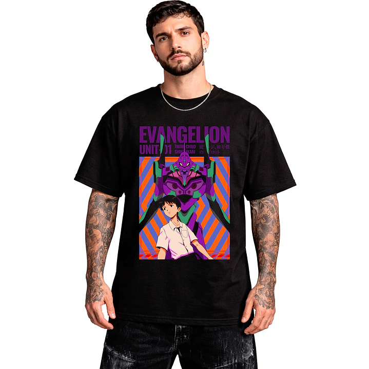 Polera Evangelion 01 Diseños Anime Dtf Grafimax 1