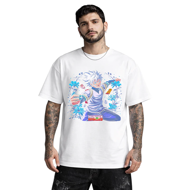 Polera Killua Zoldyck Hunter X Hunter Diseños Anime Dtf Grafimax 3