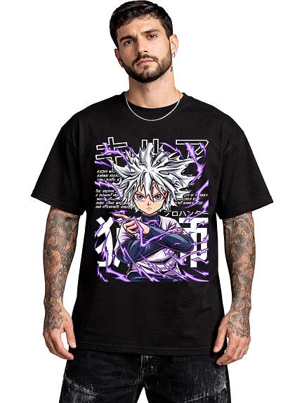 Polera Killua Zoldyck Hunter X Hunter Diseños Anime Dtf Grafimax 5