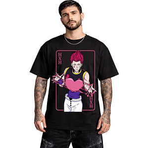 Polera Hisoka Hunter x Hunter Corazón Anime Dtf Grafimax
