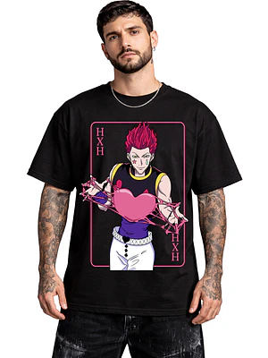 Polera Hisoka Hunter x Hunter Corazón Anime Dtf Grafimax