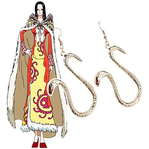 Aros Pendientes Anime Boa Hancock One Piece Grafimax