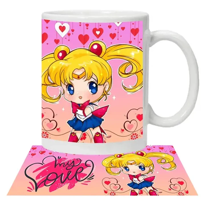 Pack Tazones Amor Sailor Moon My Love Grafimax 3