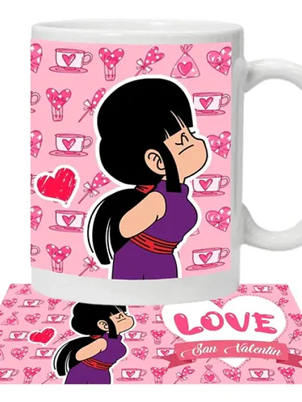 Pack Tazones Amor Dbz Goku Y Milk Love Grafimax 2