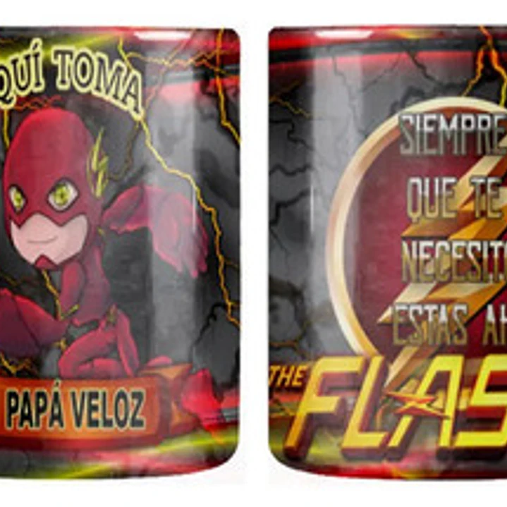Tazón Día Del Padre The Flash Papá Veloz Grafimax 1