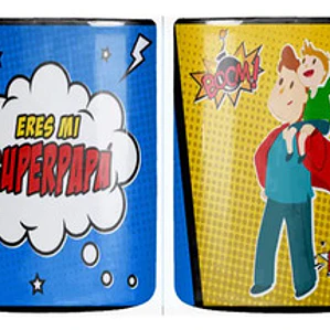 Tazón Día Del Padre Eres Mi Super Papá Comics Grafimax