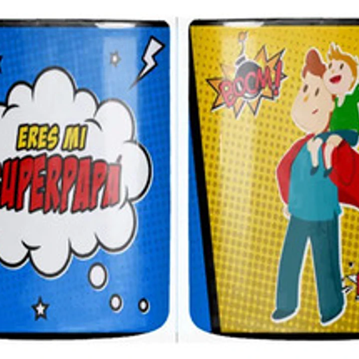Tazón Día Del Padre Eres Mi Super Papá Comics Grafimax 1