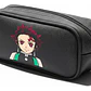 Estuche Cierre Kimetsu Tanjiro Kamado Anime Negro Grafimax - Miniatura 1