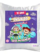 Cojín Blanco Felpa Te Amo Hasta El Infinito 40x40 Grafimax - Miniatura 1