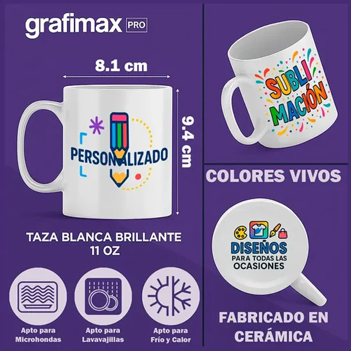 Tazón Día Del Padre Happy Fathers Day Grafimax 2
