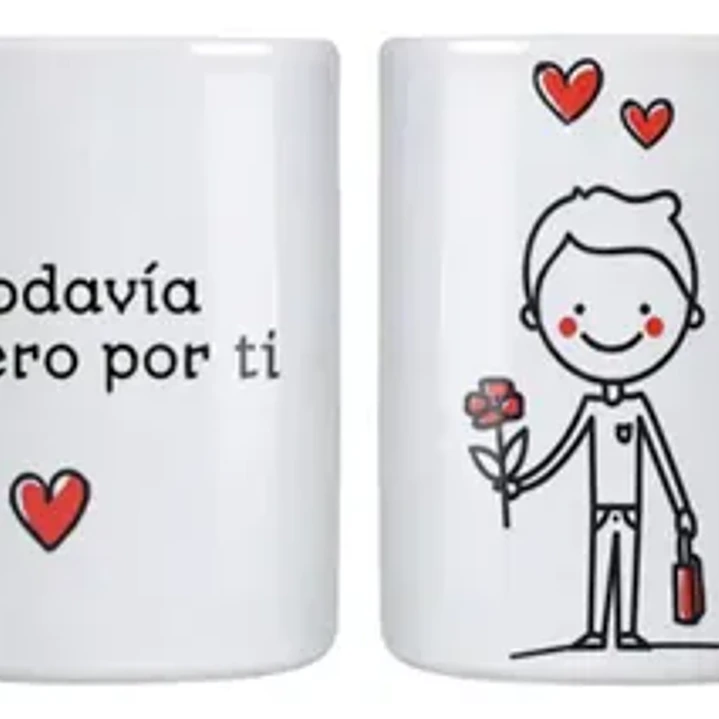 Pack Tazones Amor Frases Todavía Muero Por Ti Grafimax 3