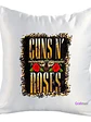 Cojín Blanco Felpa Guns N' Roses Musica 40x40 Grafimax - Miniatura 1
