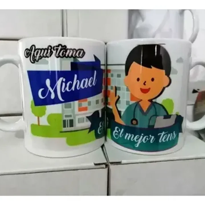 Tazón Tens Enfermera Medico Paramédico Hospital  Grafimax 4
