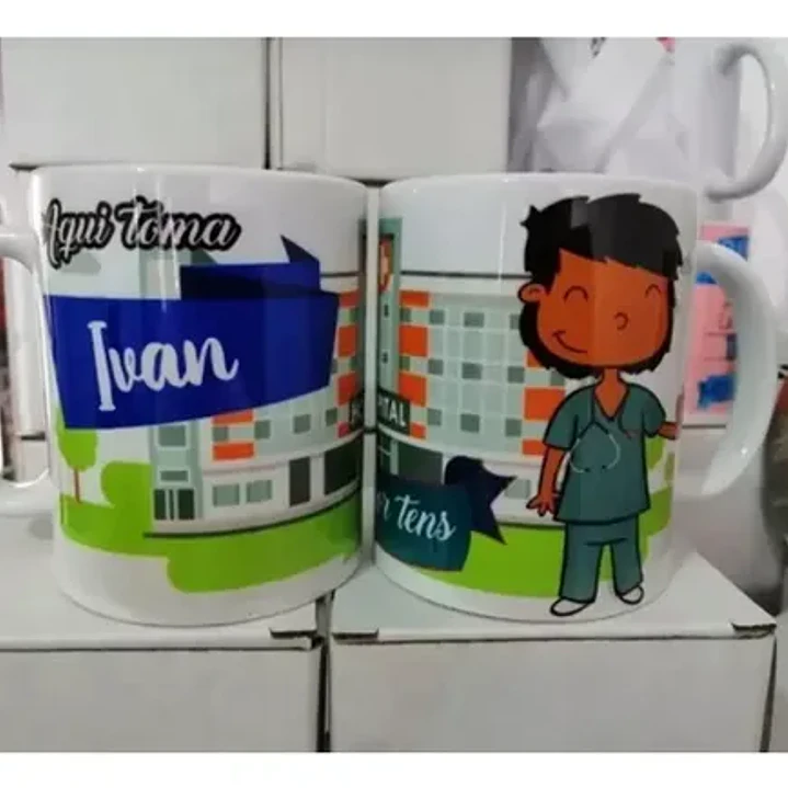 Tazón Tens Enfermera Medico Paramédico Hospital  Grafimax 6