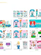 Pack 12 Tens Técnico Enfermería Enfermeras Doctor Grafimax - Miniatura 6