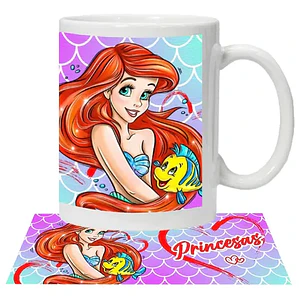 Tazón Princesa Ariel La Sirenita Grafimax
