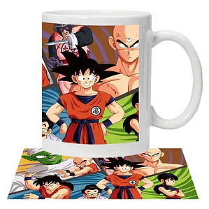 Tazón Grafimax 325 Ml Anime Goku Y Amigos