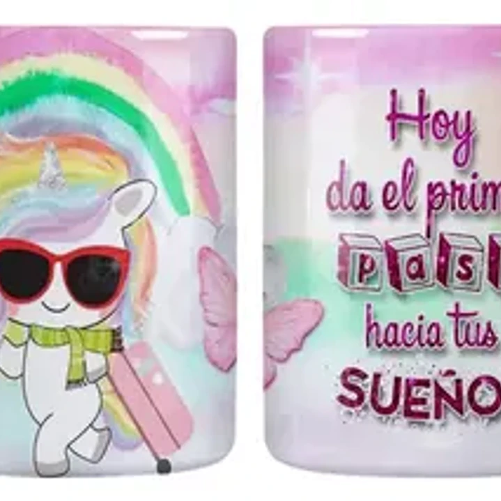 Tazón Unicornio Frases De Motivación Grafimax 1