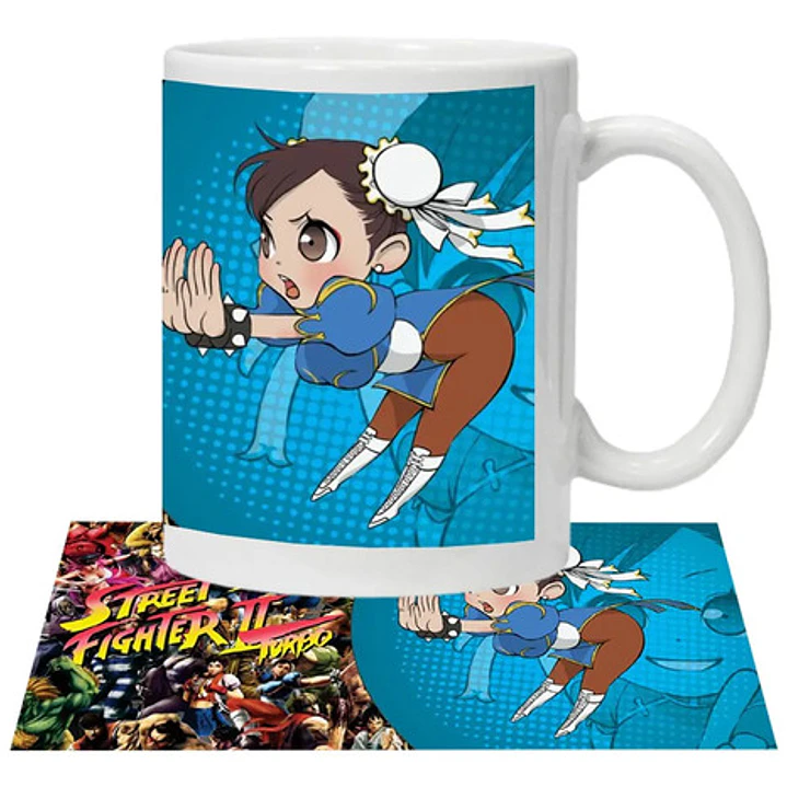 Tazón Street Fighter 2 Turbo Chun- Li Grafimax 1