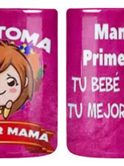 Tazón Aquí Toma La Mejor Mamá, Mamá Por Primera Vez Grafimax 1