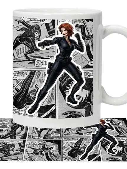 Tazón Black Widow Avengers Comics Marvel Grafimax 1