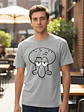 Polera Calamardo Face Bob Esponja Dibujos Animados Grafimax - Miniatura 1