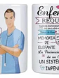 Tazón Enfermero Requisitos Frases Personalizado Grafimax - Miniatura 1
